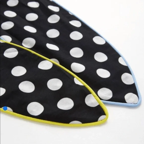 Knot Front Cold Shoulder Polka Dot Dress - Picture 5 of 8